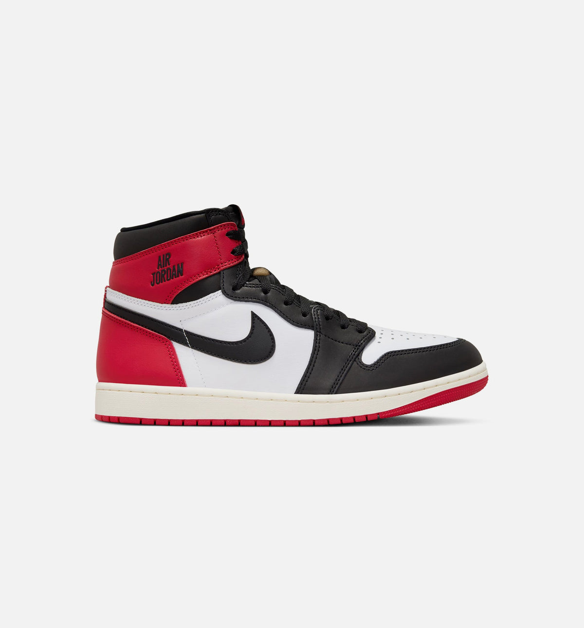 Air Jordan 1 Retro High OG Black Toe Mens Lifestyle Shoe - WhiteBlackVarsity RedSail