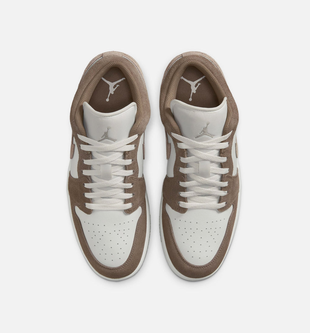 Air Jordan 1 Low Mens Lifestyle Shoe - Olive GreyEnigma StoneSummit White