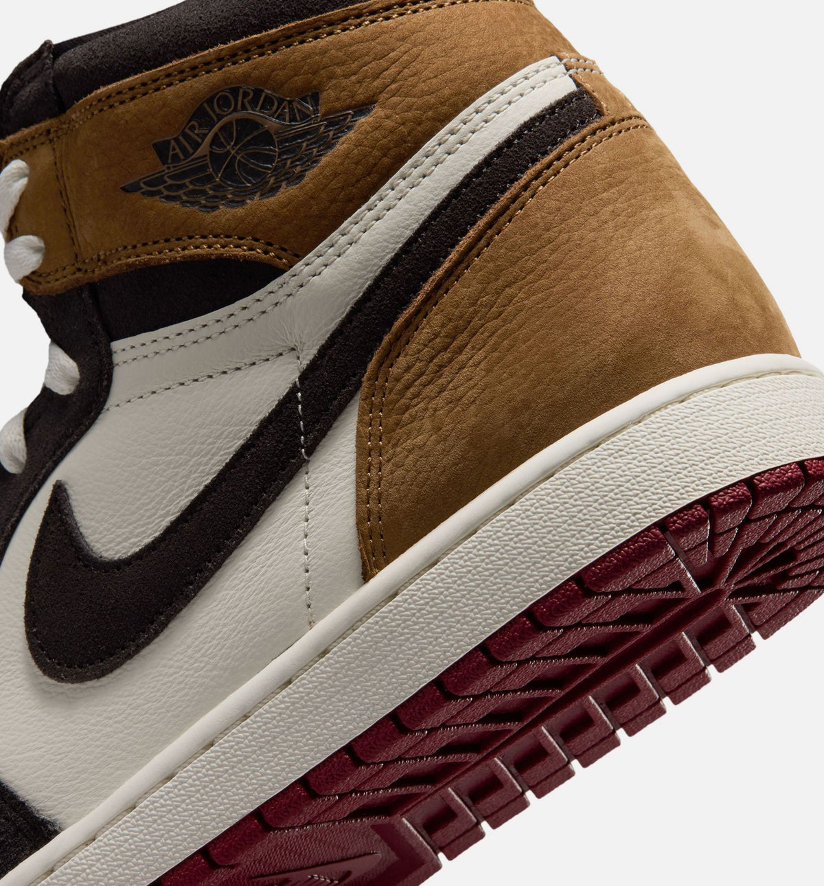 Air Jordan 1 Retro High OG Love Letter Mens Lifestyle Shoe - Shadow BrownTeam RedLight British Tan Free Shipping