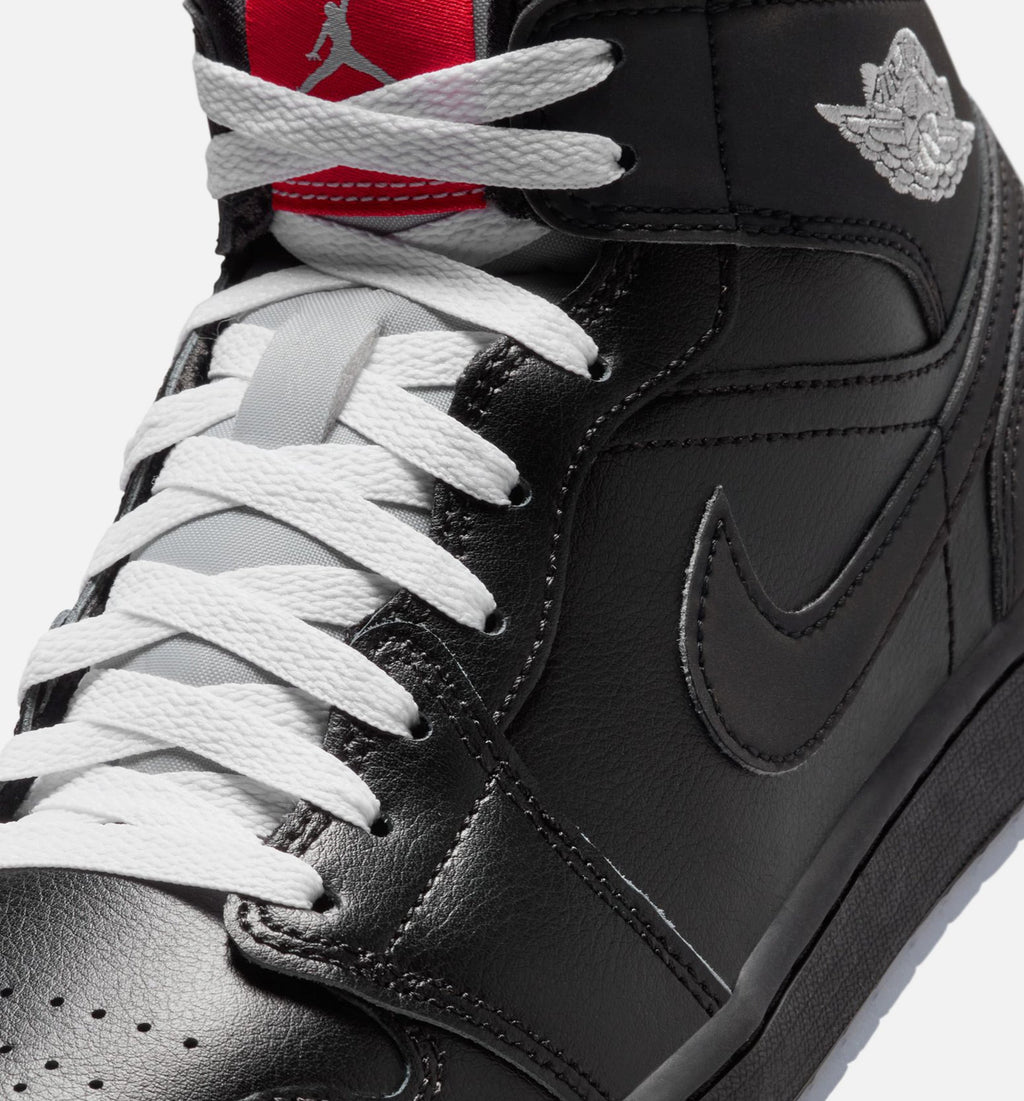 Air Jordan 1 Mid SE Mens Lifestyle Shoe - BlackGrey