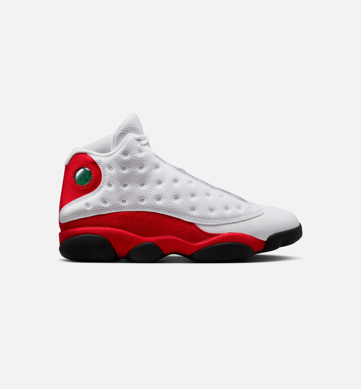 Air Jordan 13 Retro White And University Red Mens Lifestyle Shoe - WhiteBlackTrue Red