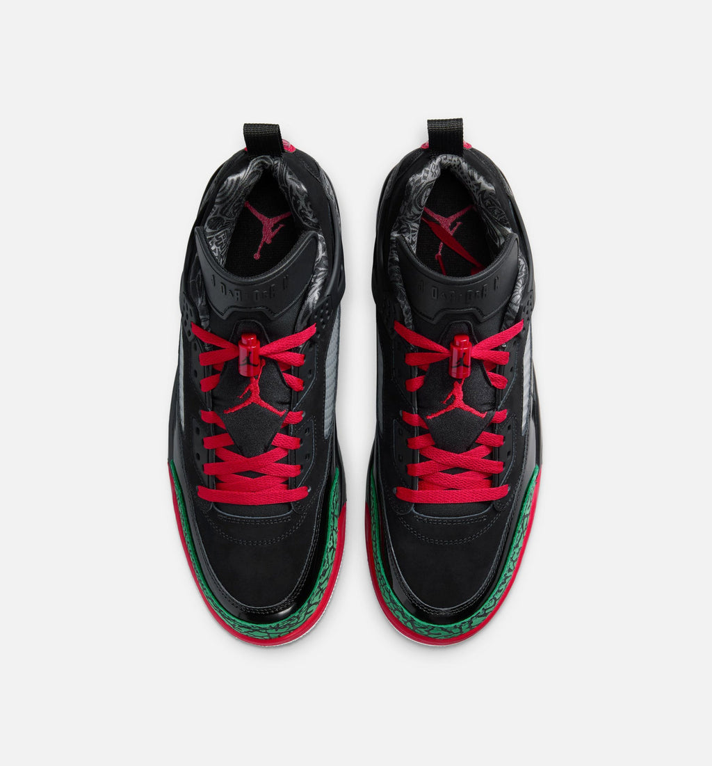 Spizike Low Mens Lifestyle Shoe - BlackClassic GreenWhiteVarsity Red