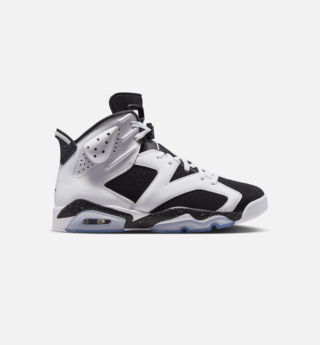 Air Jordan 6 Retro Black And White Mens Lifestyle Shoe - BlackWhite Free Shipping