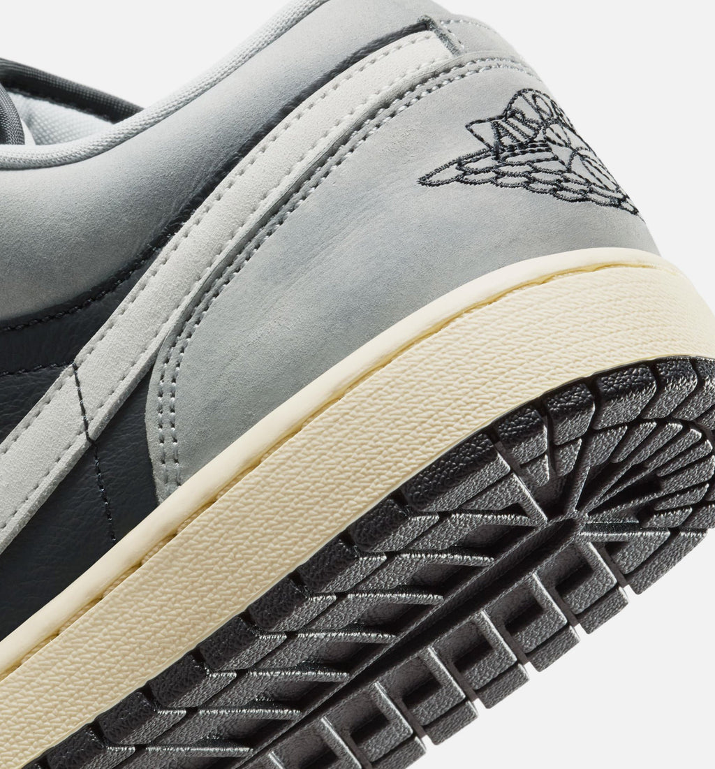 Air Jordan 1 Low SE Mens Lifestyle Shoe - Light Smoke GreyWhiteOff Noir