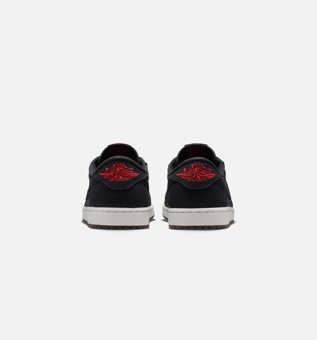 Air Jordan 1 Retro Low OG Laser Black And Varsity Red Mens Lifestyle Shoe - BlackVarsity RedSummit White Free Shipping