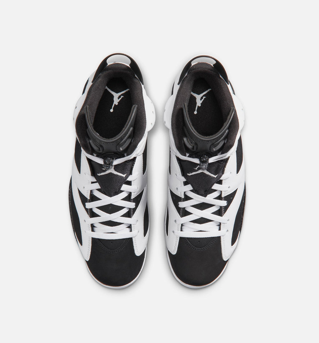 Air Jordan 6 Retro Black And White Mens Lifestyle Shoe - BlackWhite Free Shipping