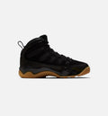Air Jordan 9 Retro Mens Lifestyle Boot - BlackBlack GumLight Brown