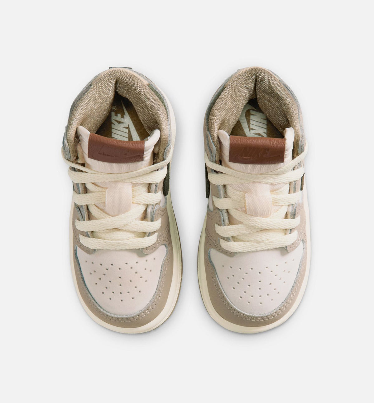Air Jordan 1 Retro High OG Khaki Infant Toddler Lifestyle Shoe - KhakiSailCoconut MilkCargo Khaki Free Shipping