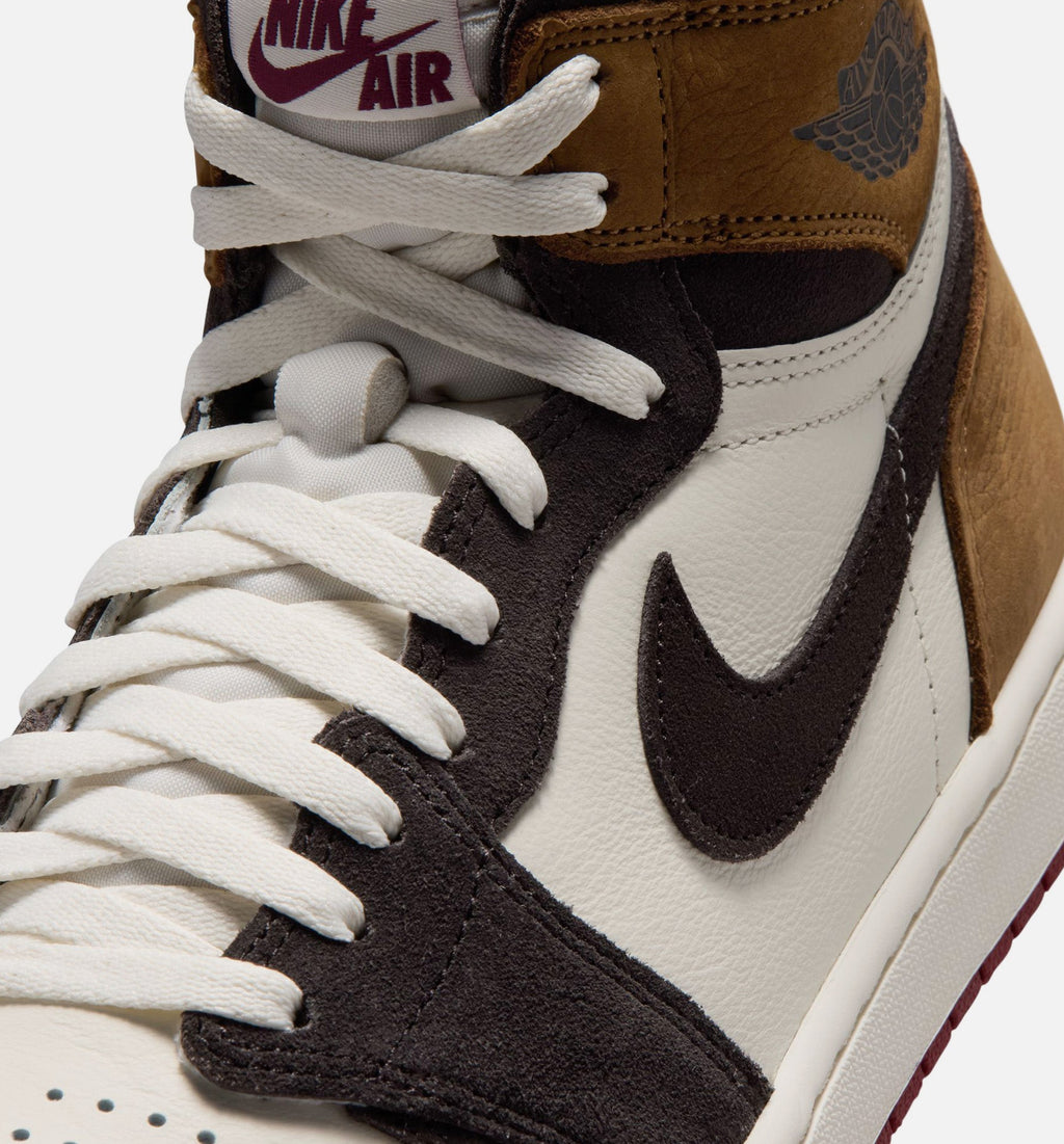 Air Jordan 1 Retro High OG Love Letter Mens Lifestyle Shoe - Shadow BrownTeam RedLight British Tan Free Shipping