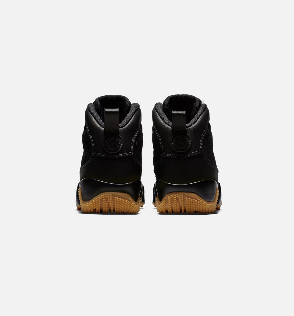 Air Jordan 9 Retro Mens Lifestyle Boot - BlackBlack GumLight Brown
