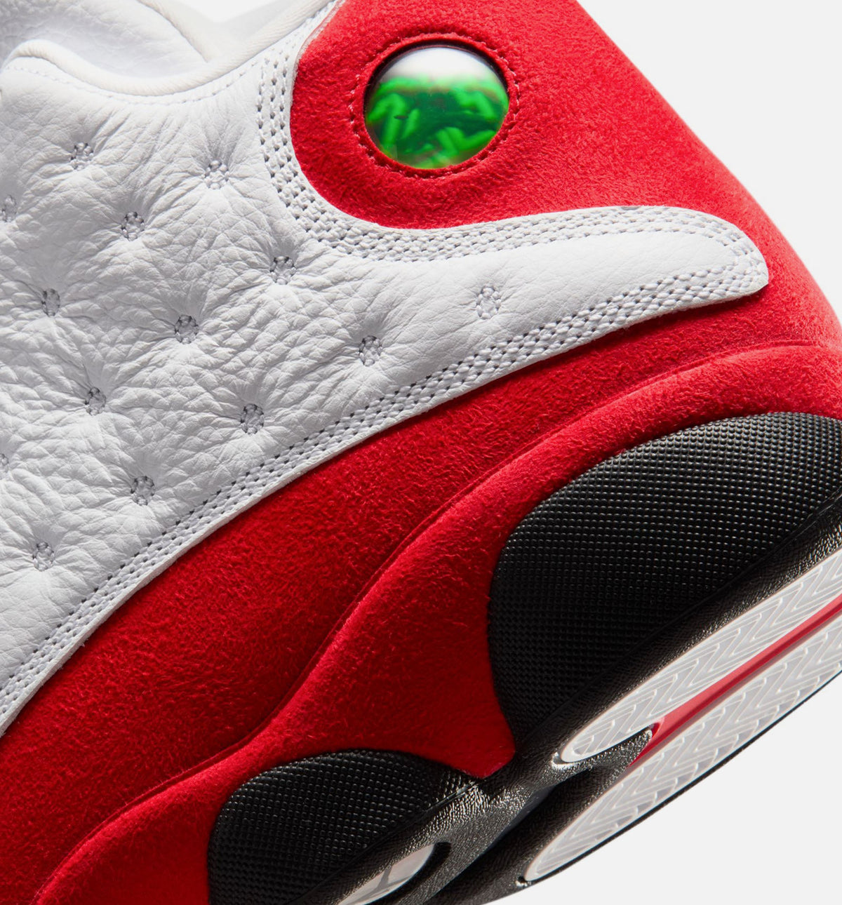 Air Jordan 13 Retro White And University Red Mens Lifestyle Shoe - WhiteBlackTrue Red