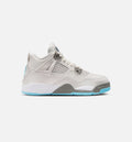 Air Jordan 4 Retro Blue Chill Preschool Lifestyle Shoe - Photon DustBlue ChillFlat PewterWhiteBlue Tint