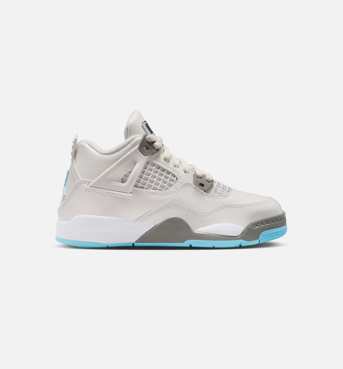 Air Jordan 4 Retro Blue Chill Preschool Lifestyle Shoe - Photon DustBlue ChillFlat PewterWhiteBlue Tint