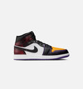 Air Jordan 1 Mid SE Mens Lifestyle Shoe - True RedWhiteCourt PurpleBlack