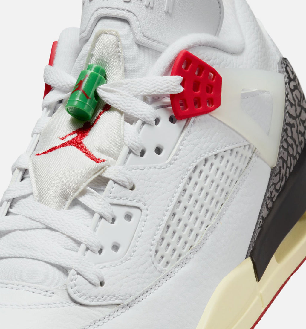 Spizike Low Mens Lifestyle Shoe - WhiteBlackSailVarsity Red