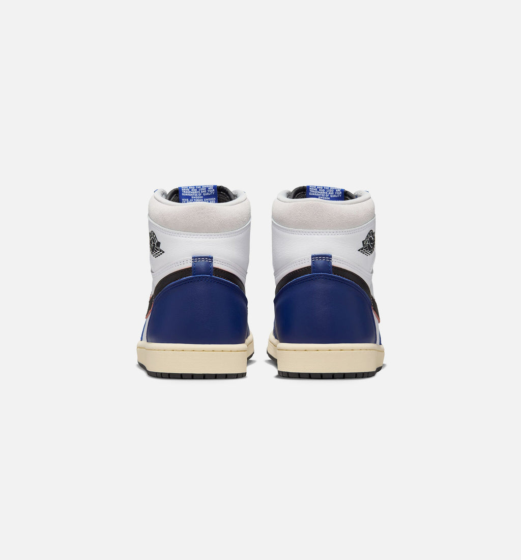 Air Jordan 1 Retro High OG Rare Air Deep Royal Blue Mens Lifestyle Shoe - WhiteBlackNeutral GreyDeep Royal Blue