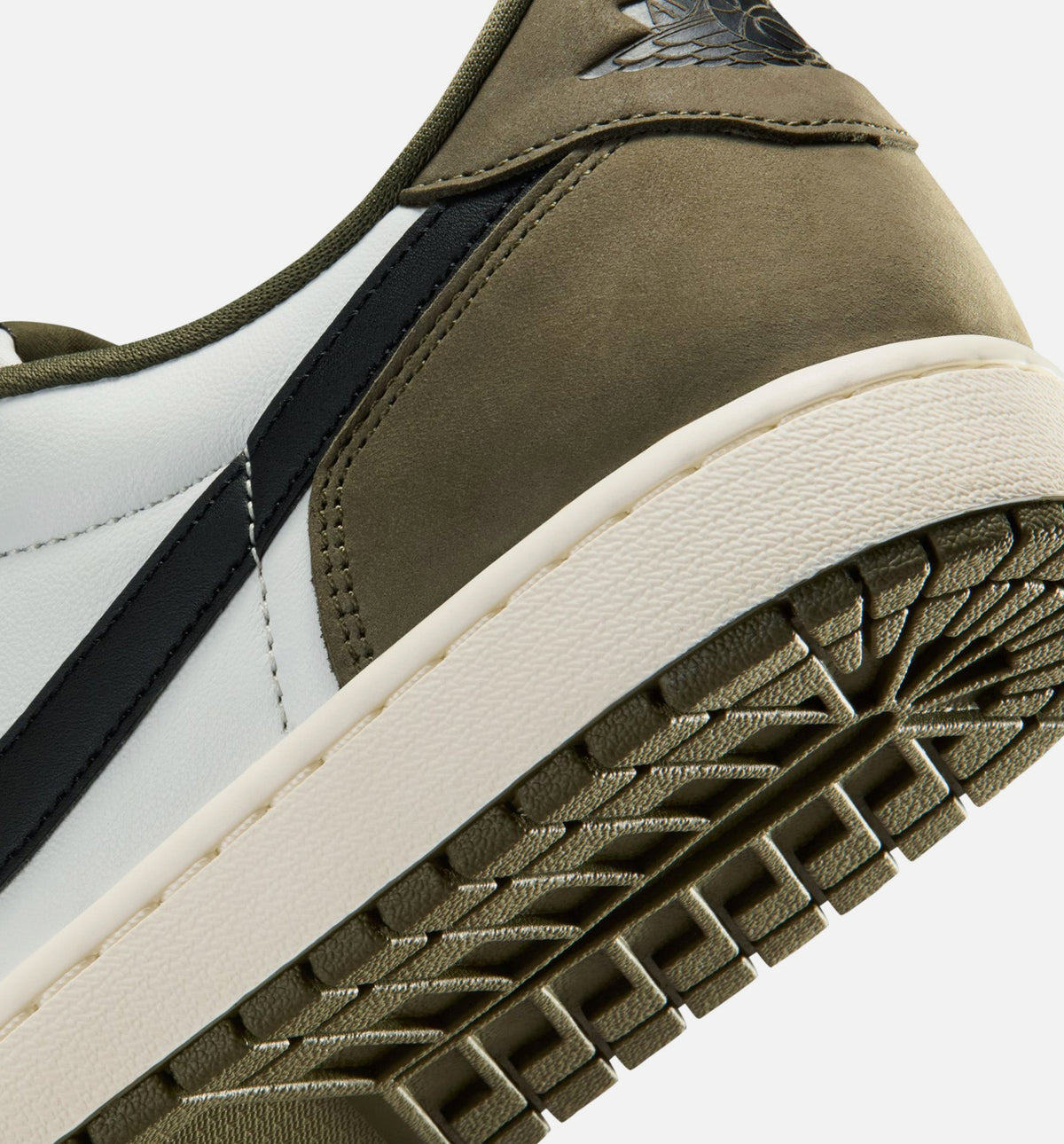 Air Jordan 1 Low OG Medium Olive And Summit White Mens Lifestyle Shoe - Medium OliveBlackSummit WhiteSail
