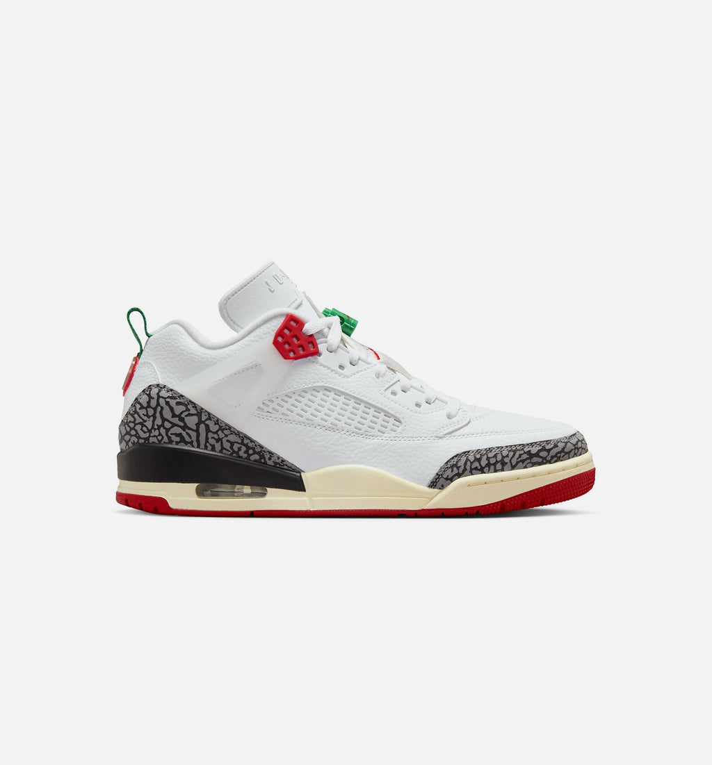 Spizike Low Mens Lifestyle Shoe - WhiteBlackSailVarsity Red