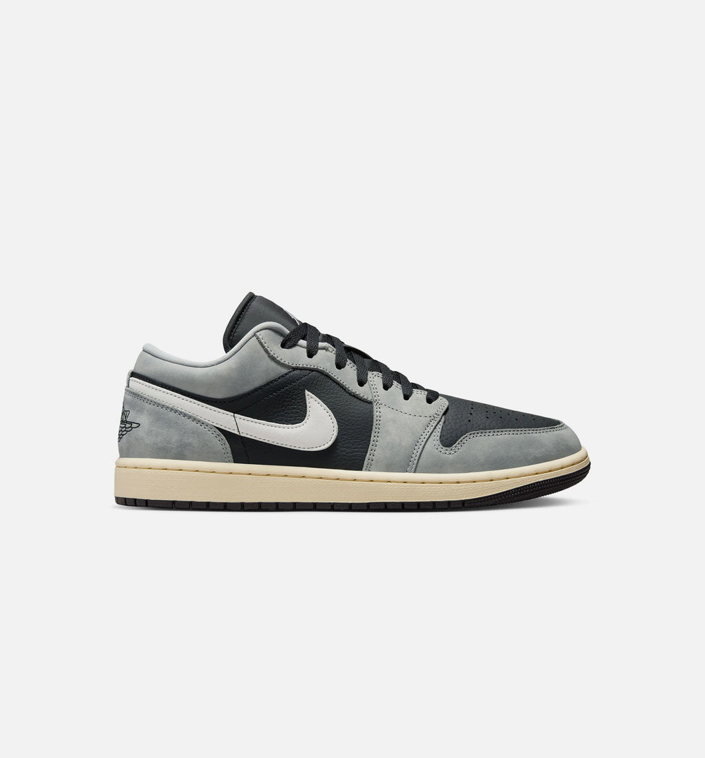 Air Jordan 1 Low SE Mens Lifestyle Shoe - Light Smoke GreyWhiteOff Noir