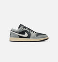Air Jordan 1 Low SE Mens Lifestyle Shoe - Light Smoke GreyWhiteOff Noir