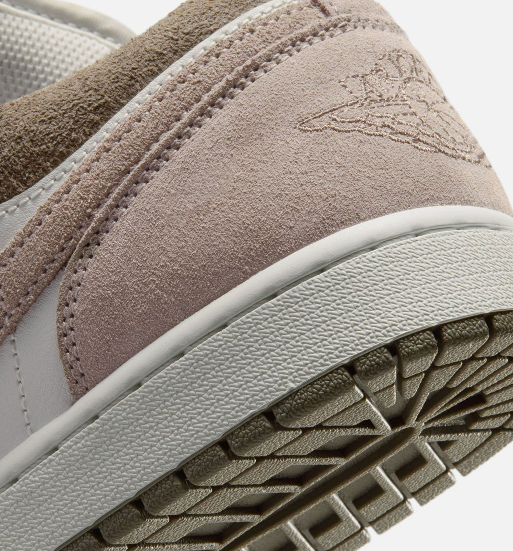 Air Jordan 1 Low Mens Lifestyle Shoe - Olive GreyEnigma StoneSummit White