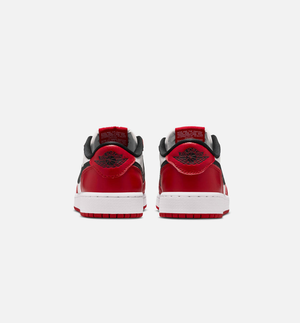 Air Jordan 1 Retro Low OG Chicago Grade School Lifestyle Shoe - Varsity RedBlackSummit White