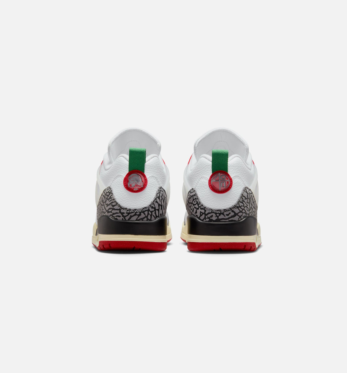 Spizike Low Mens Lifestyle Shoe - WhiteBlackSailVarsity Red