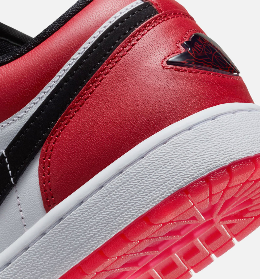 Air Jordan 1 Low SE Mens Lifestyle Shoe - WhiteVarsity RedBlack