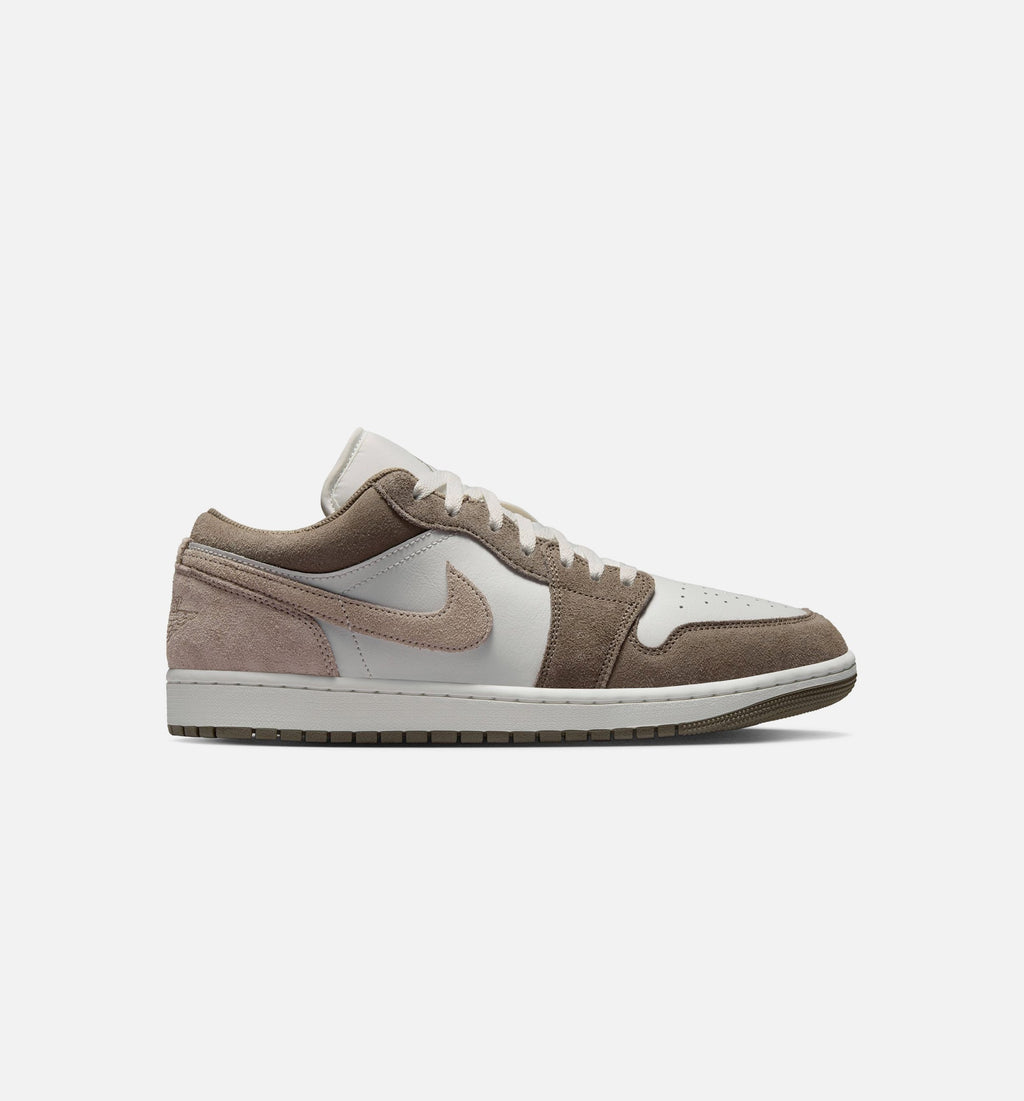 Air Jordan 1 Low Mens Lifestyle Shoe - Olive GreyEnigma StoneSummit White