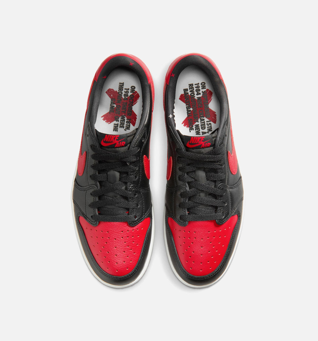 Air Jordan 1 Retro Low OG Banned Mens Lifestyle Shoe - BlackBlackVarsity RedSummit White Free Shipping