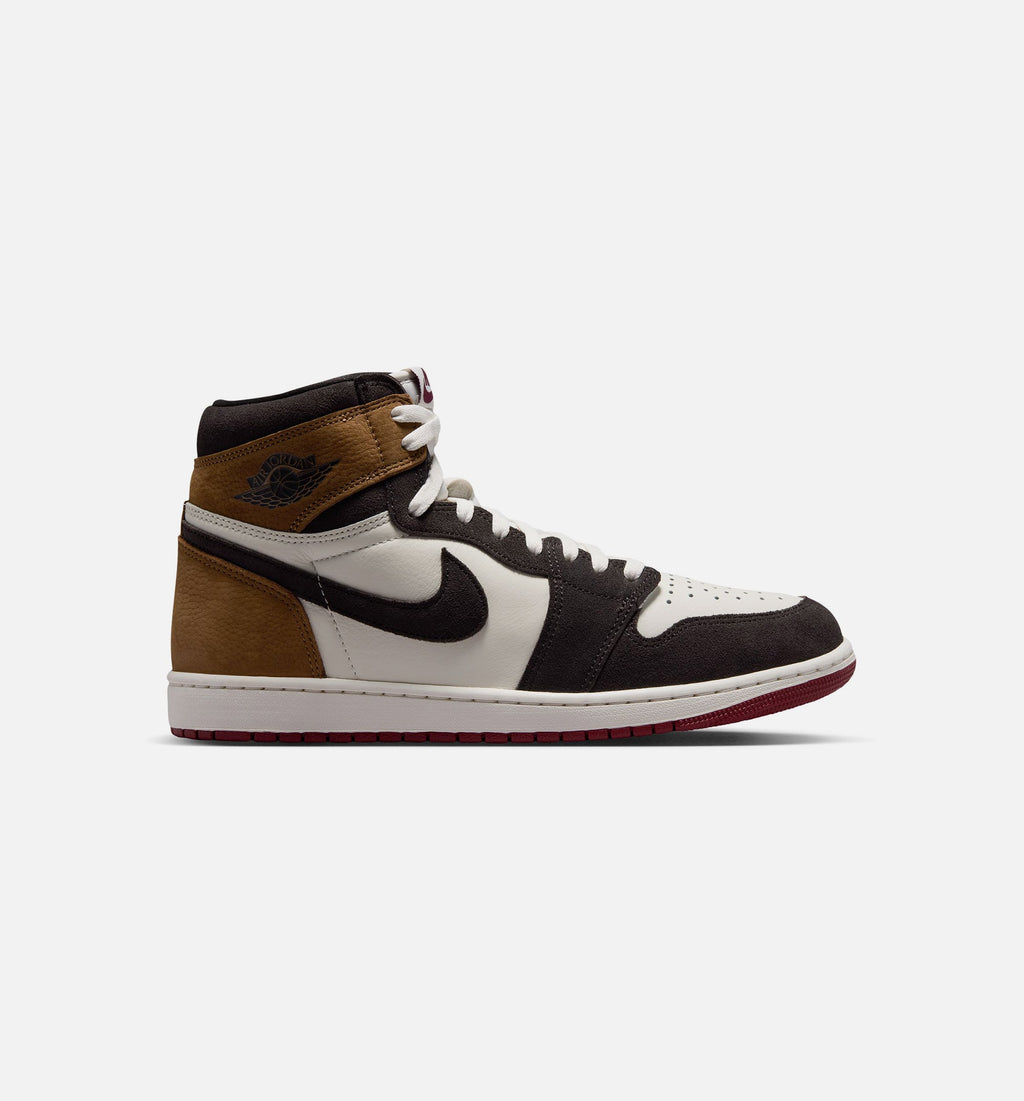 Air Jordan 1 Retro High OG Love Letter Mens Lifestyle Shoe - Shadow BrownTeam RedLight British Tan Free Shipping