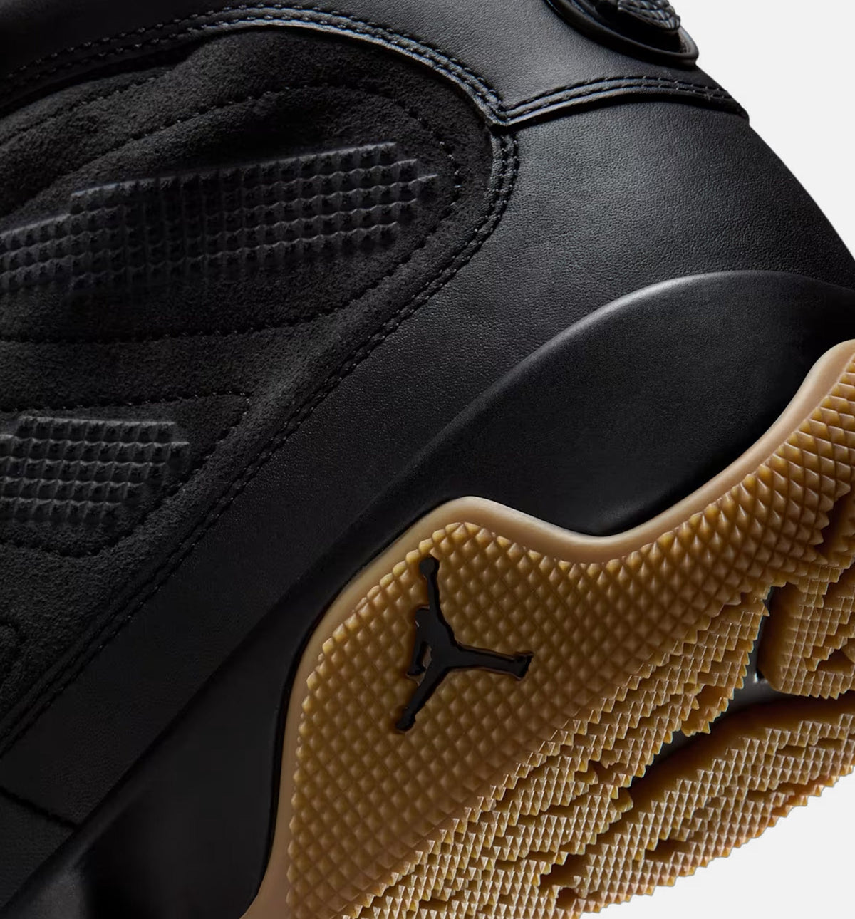 Air Jordan 9 Retro Mens Lifestyle Boot - BlackBlack GumLight Brown