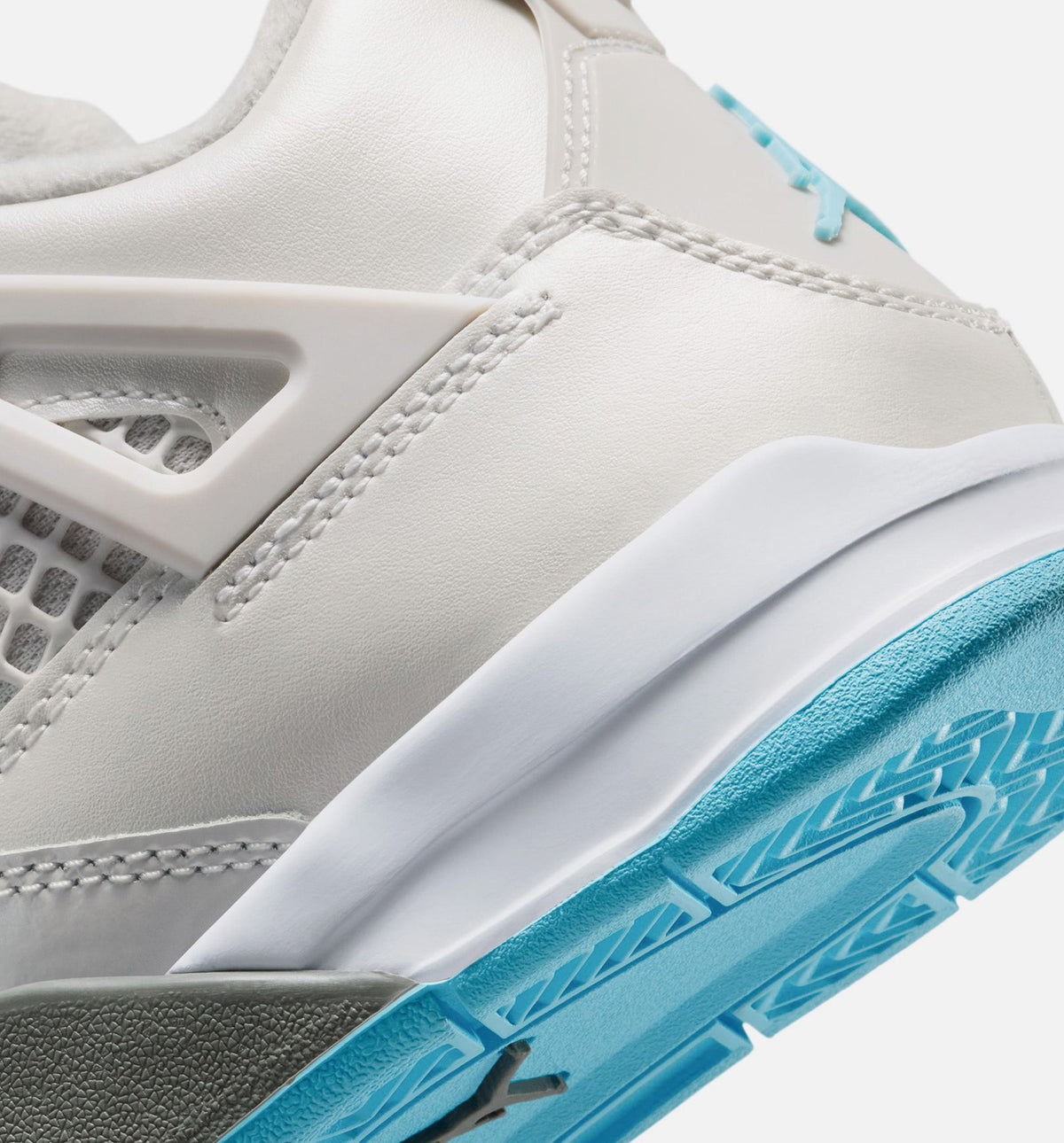 Air Jordan 4 Retro Blue Chill Preschool Lifestyle Shoe - Photon DustBlue ChillFlat PewterWhiteBlue Tint