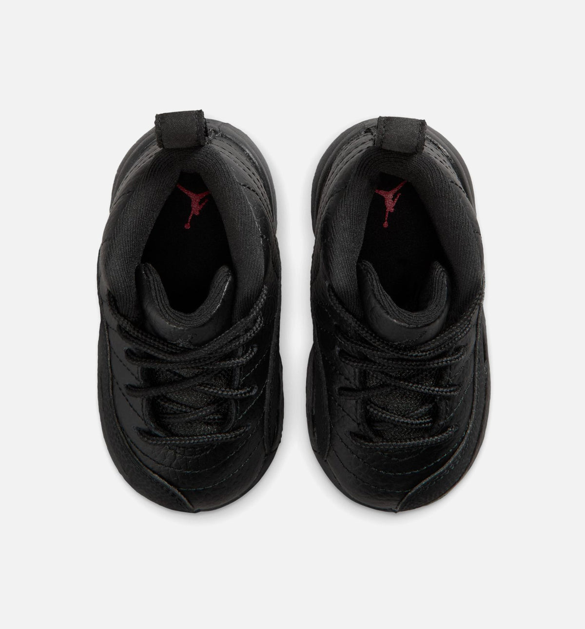 Air Jordan 12 Retro Bloodline Infant Toddler Lifestyle Shoe - BlackVarsity Red Free Shipping