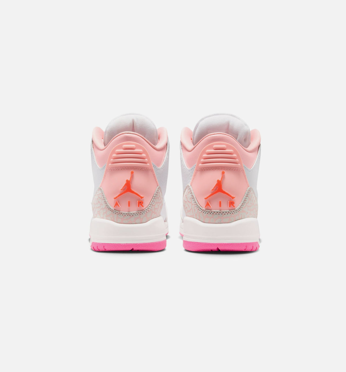 Air Jordan 3 Retro Spring Flowers Grade School Lifestyle Shoe - Pearl PinkPink BloomPink GlowHyper Orange