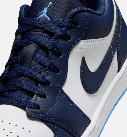 Air Jordan 1 Low Mens Lifestyle Shoe - Midnight NavyUniversity BlueWhite