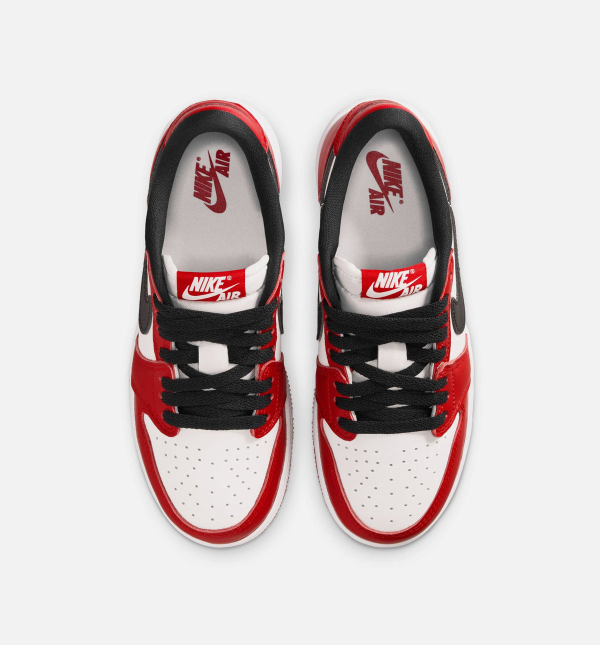 Air Jordan 1 Retro Low OG Chicago Grade School Lifestyle Shoe - Varsity RedBlackSummit White